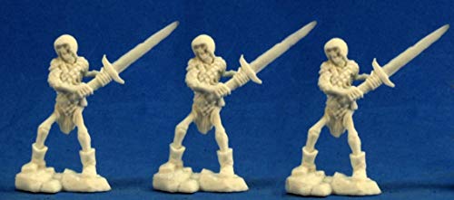 Pechetruite 3 x GUARDIEN 2H Sword Skeleton - Reaper Bones Miniature zum Rollenspiel Kriegsspiel - 77238 Pechetruite 3 x GUARDIEN 2H Sword Skeleton - Reaper Bones Miniature zum Rollenspiel Kriegsspiel - 77238 von Reaper