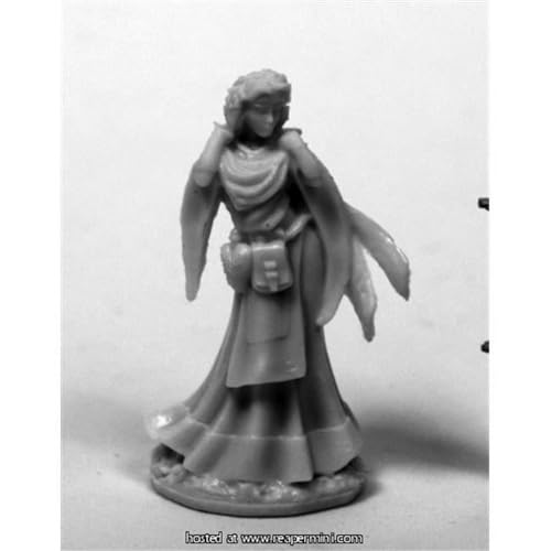 Reaper Miniatures Ostarzha, Elf Cleric 77441 Bones Unpainted Plastic Figure von Reaper