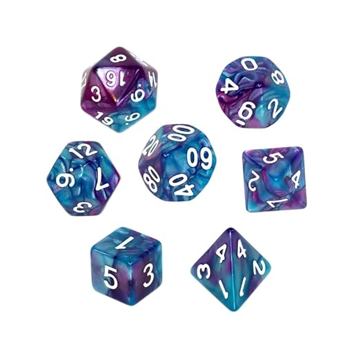 Knochen-Set REBEL RPG - Bicolor - Blau-Violett von Rebel