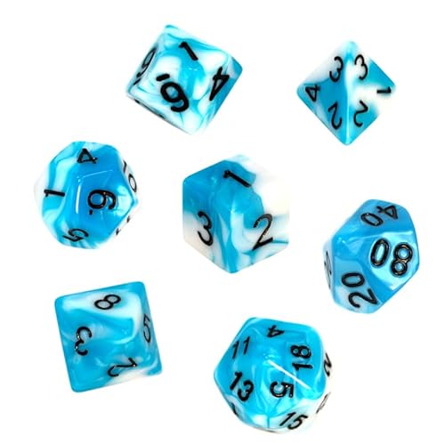 Knochen-Set Rebel RPG - Bicolor - Blau-weiß von Rebel