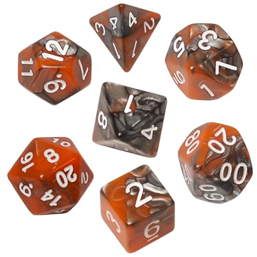 Knochen-Set REBEL RPG - Bicolor - Orange-Grau Knochen-Set REBEL RPG - Bicolor - Orange-Grau von Rebel
