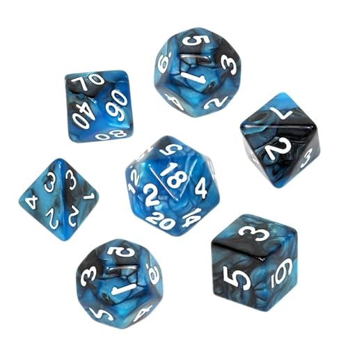 Knochen-Set REBEL RPG - Bicolor - Schwarz-Blau Knochen-Set REBEL RPG - Bicolor - Schwarz-Blau von Rebel