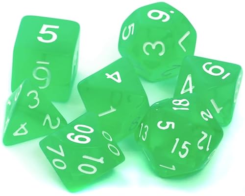 Knochen Set REBEL RPG - Kristall - Hellgrün Knochen Set REBEL RPG - Kristall - Hellgrün von Rebel