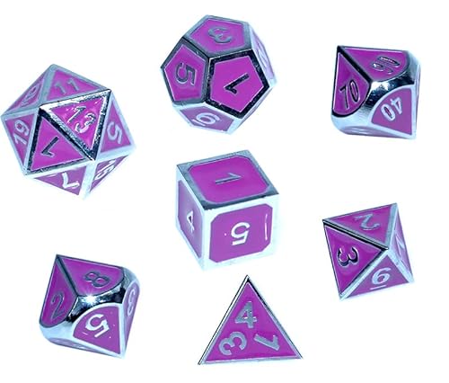 Knochen Set REBEL RPG - Metall - Geprägte Chrompurpur von Rebel