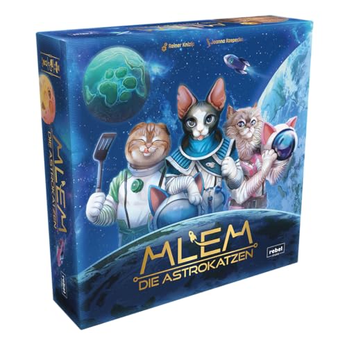 Rebel, MLEM: Die Astrokatzen, Familienspiel, Würfelspiel, 2-5 Spieler, Ab 8+ Jahren, 30-60 Minuten, Deutsch, Mehrfarbig, Bunt Rebel, MLEM: Die Astrokatzen, Familienspiel, Würfelspiel, 2-5 Spieler, Ab 8+ Jahren, 30-60 Minuten, Deutsch, Mehrfarbig, Bunt von Rebel