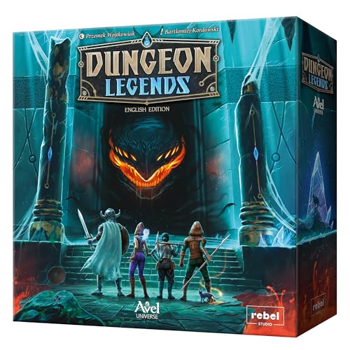 Rebel Dungeon Legends Brettspiel, ab 10 Jahren, für 1–4 Spieler, 60–90 Minuten Spieldauer von Rebel