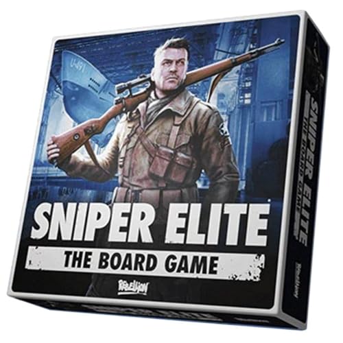 Rebellion Unplugged | Sniper Elite: Das Brettspiel | Brettspiel | Alter 16+ | 1-4 Spieler | 40-70 Minuten Spieldauer, Mehrfarbig, REBSE001 Rebellion Unplugged | Sniper Elite: Das Brettspiel | Brettspiel | Alter 16+ | 1-4 Spieler | 40-70 Minuten Spieldauer, Mehrfarbig, REBSE001 von Rebellion Unplugged