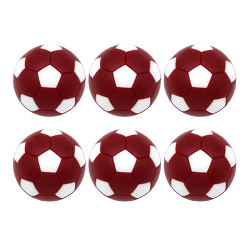 Rebellious 6 Stück Tischfußball Bälle Offizielles Tischspiel Ball Tischspiel Fußball Tischfußball Fußball Spielzubehör Tischfußball Ball Einfache Installation von Rebellious