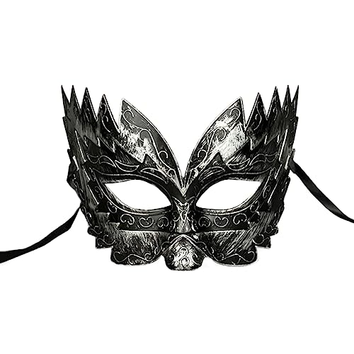 Rebellious Kostümmaske, antike Maske, Ball-Maske, Halloween, Karneval, Cosplay, Party, Halbgesichtsmaske, Requisiten, halbe Gesichtsmaske von Rebellious