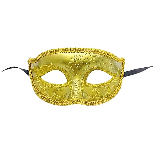 Rebellious Maskerade Maske Halloween Ballmaske Weihnachtsmaske für Paare Frauen und Männer Karneval Maske Augenmaske Karneval Maske von Rebellious