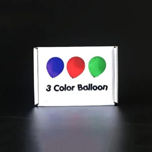 3 Farbe Ballon Fernbedienung Zaubertricks Licht Farbe ändern Ballon Magie Magier Bühne Illusionen Gimmick Requisiten Mentalismus Spaß von Rebetomo