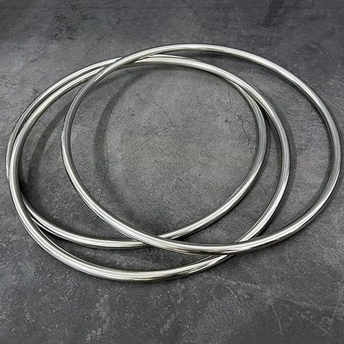 30,5 cm Verbindungsringe 3 Ringe Set (starkes Magnetschloss, 30 cm) Zaubertricks magnetische Verbindungsringe Metallringe Bühnenillusionen Gimmicks Mentalismus Requisiten von Rebetomo