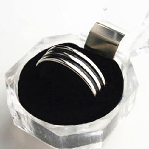 Doppelkreis, schwarzer PK-Ring, starker Magnetrick, Münze, magisches Zubehör, Nahaufnahme, Illusionen, Gimmicks, Mentalismus-Requisiten (21 mm) von Rebetomo