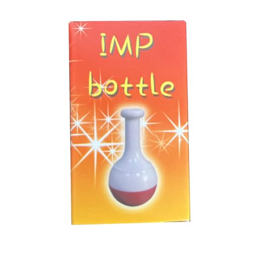 Imp Bottle Magic Tricks Can't to Lay On Its Side Bottle Magic Funny Close-up Street Illusions Gimmicks Mentalism Props Easy to Do von Rebetomo