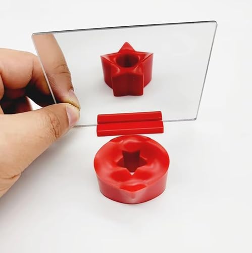 Phantom of Heart Circle Star Magic Tricks Visual Shape Change in Mirror Magic Accessories Close Up Illusions Gimmicks Mentalism Props Phantom of Heart Circle Star Magic Tricks Visual Shape Change in Mirror Magic Accessories Close Up Illusions Gimmicks Mentalism Props von Rebetomo