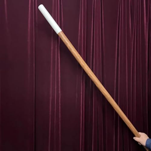 Rebetomo Appearing Stick – 2,5 m lange Zaubertricks aus leerer Papiertüte, Zauberer, Bühne, Straße, Illusionen, Gimmicks, Mentalismus, Zauberstab (Holz) von Rebetomo