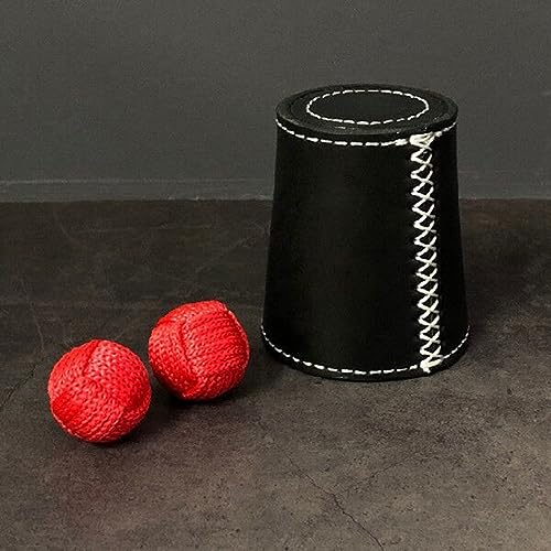 Leder Chop Cup Magic Tricks Appearing Vanishing Ball Magic Magier Close Up Bühne Illusionen Requisiten Gimmicks Mentalismus Magic Cup Leder Chop Cup Magic Tricks Appearing Vanishing Ball Magic Magier Close Up Bühne Illusionen Requisiten Gimmicks Mentalismus Magic Cup von Rebetomo