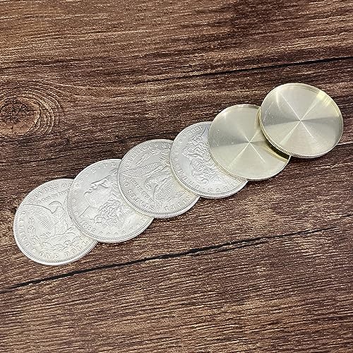 Rebetomo Super Morgan Dollar Set (Cupronickel) Magic Tricks Visual Coin Change Coin Magic Magician Close Up Street Illusions Gimmicks Mentalism Props von Rebetomo