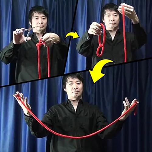 Tarope2 Rope Revolution Magic Tricks Classic One Rope Routine Magier Close-up Bühnenillusionen Gimmicks Mentalismus Magic Requisiten von Rebetomo