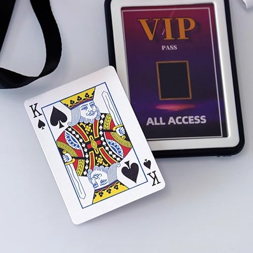 VIP Card Compression Magic Tricks Compress the Chosen Card and Restore it Poke Magic Close-up Illusions Gimmicks Props von Rebetomo