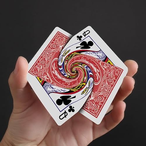 Vortex Magic Tricks Spielkarte Connected Poker Change Magia Magier Close Up Street Illusions Gimmicks Mentalismus Requisiten (rote Rückseite) von Rebetomo