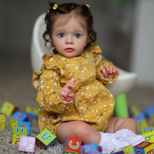 Reborn Baby-Puppe Junge 20 Zoll 50cm Weiches Silikon Vinyl Handgemacht Reborn Puppe Junge Lebensecht Wahres Leben Reborn Babys von Reborn Baby