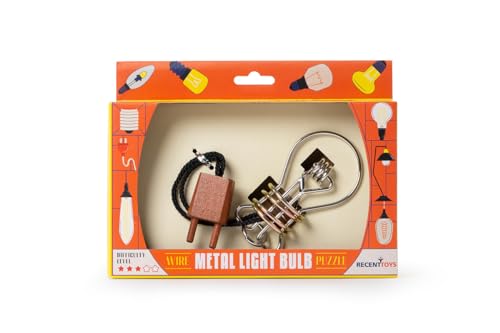 Constantin C5086 Metall Glühbirne, Brainteaser Puzzle für Erwachsene und Jugendliche von Recent Toys