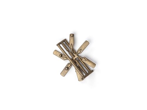 Recent Toys The Alchemist Puzzle - Brass - Metal Brain Teaser Entwirrung Puzzle für Erwachsene und Jugendliche, Geschenke für Jugendliche von Recent Toys