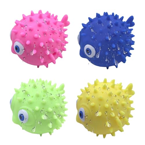Wasserbomben Wiederverwendbar | 4er Pack Octopus Wasserbälle – Wasserspielzeug Kinder Outdoor & Wasserspielzeug Kinder – Interaktives Pool- & Badespielzeug für sommerlichen Wasserspaß (Set 2) von Recitem