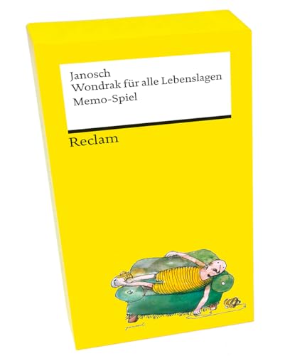 Janosch: 'Wondrak für alle Lebenslagen'. Memo-Spiel: Mit 48 hochwertigen Karten mit humorvollen Illustrationen und Ratschlägen von Janosch in einer stabilen Schachtel, von 14 bis 99 Jahren Janosch: 'Wondrak für alle Lebenslagen'. Memo-Spiel: Mit 48 hochwertigen Karten mit humorvollen Illustrationen und Ratschlägen von Janosch in einer stabilen Schachtel, von 14 bis 99 Jahren von Reclam Philipp Jun.