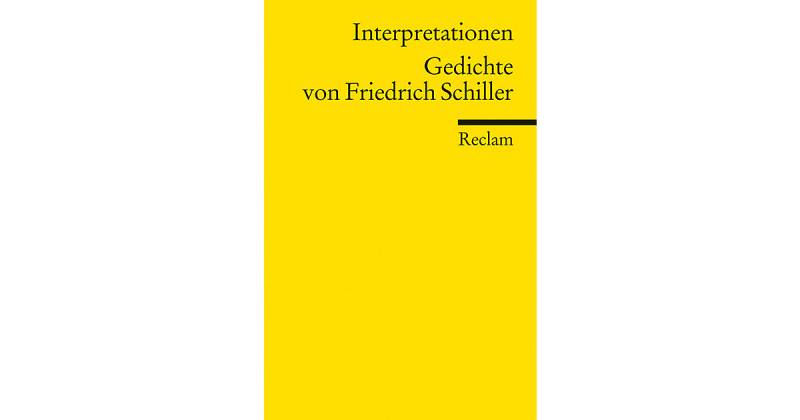 Buch - Gedichte von Friedrich Schiller von Reclam Verlag