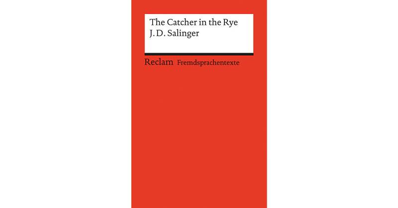 Buch - The Catcher in the Rye von Reclam Verlag