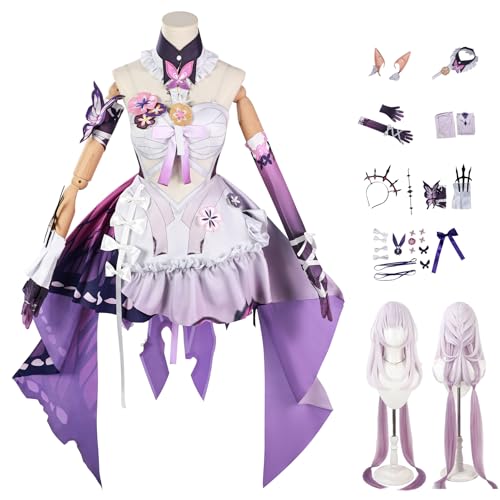 Recuriey Honkai Star Rail Castorice Damen Cosplay Kostüme für Anime Expo, Cosplay Events, Partys und Halloween,Castorice,S Recuriey Honkai Star Rail Castorice Damen Cosplay Kostüme für Anime Expo, Cosplay Events, Partys und Halloween,Castorice,S von Recuriey