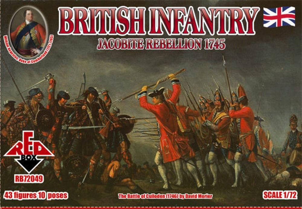British Infantry 1745,Jacobite Rebellion British Infantry 1745,Jacobite Rebellion von Red Box