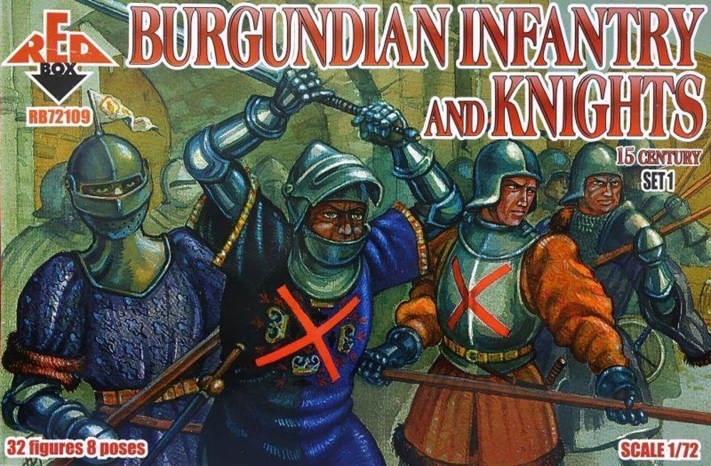 Burgundian infantry a.knights,15th century - Set 1 Burgundian infantry a.knights,15th century - Set 1 von Red Box
