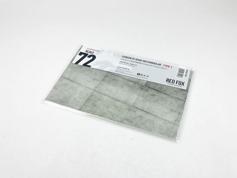 Concrete Base Rectangular Type 1 250x160mm (Universal) von Red Fox Studio