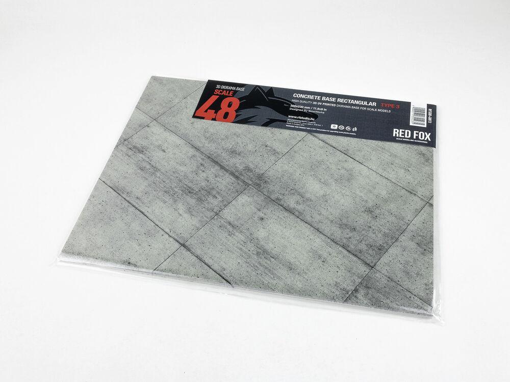 Concrete Base Rectangular Type 3 300x230mm (Universal) von Red Fox Studio