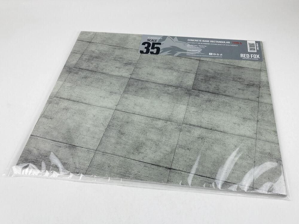 Concrete Base Rectangular Type 5 380x320mm (Universal) von Red Fox Studio