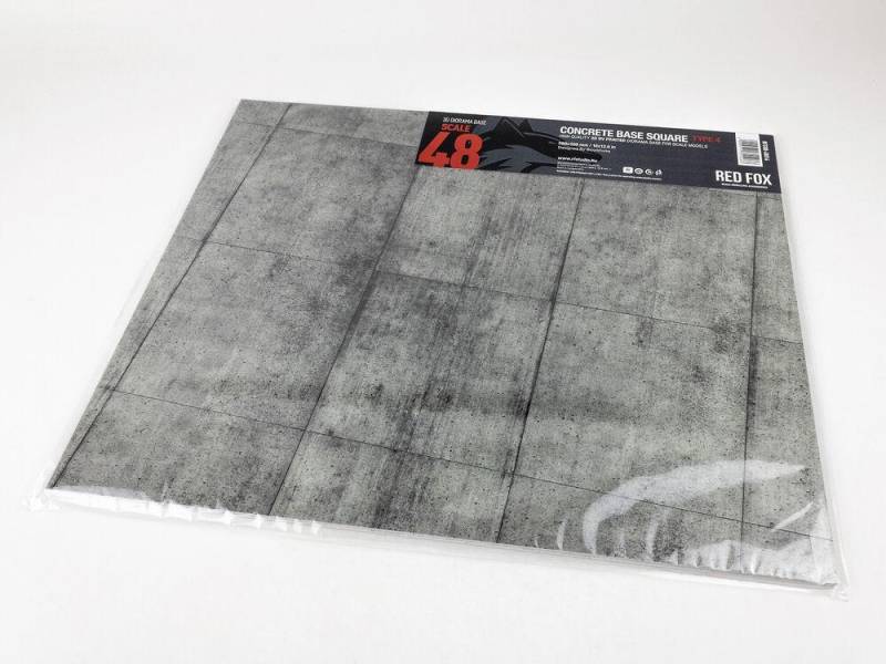Concrete Base Square Type 4 380x320mm (Universal) von Red Fox Studio