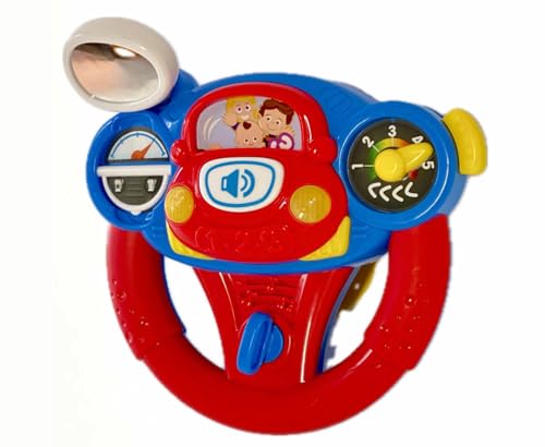 Red Loon interaktives Kinder Spielzeug Lenkrad fürs Auto Lernspielzeug Feinmotorik mit Saugnapf von Red Loon