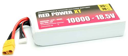 Red Power Modellbau-Akkupack (LiPo) 18.5V 10Ah 35 C Softcase XT90 von Red Power