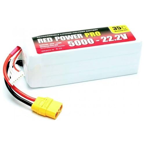 Red Power Modellbau-Akkupack (LiPo) 22.2 V 5000 mAh 35 C Softcase XT90 von Red Power