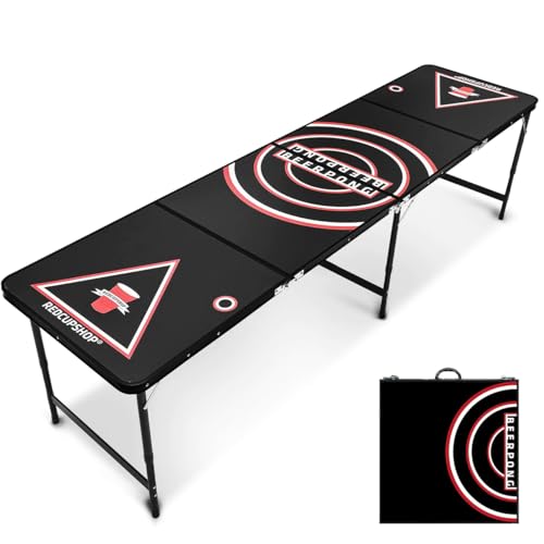 RedCupShop® Multifunktions-Spieltisch für Partys & Spieleabende | 240 x 60 cm Klappbarer Tisch mit Tragegriffen | Vielseitiger Camping & Festival Tisch von RedCupShop