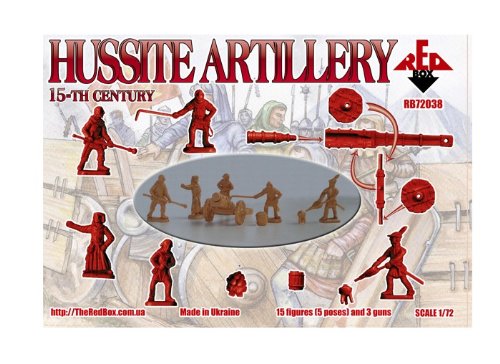 Red Box RB72038 - Hussite Artillery, 15th Century, Resin Bausätze von Redbox