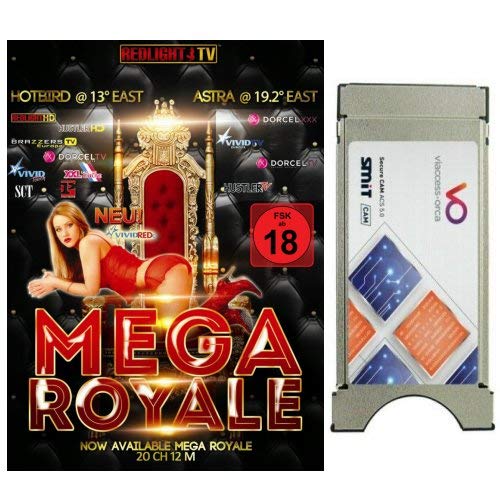 Redlight MEGA Elite Royale 12 Sender Viaccess Karte - Laufzeit 12 Monate + Viaccess Smit Orca Secure Dual CAM Version 4.1.2.7 von Redlight