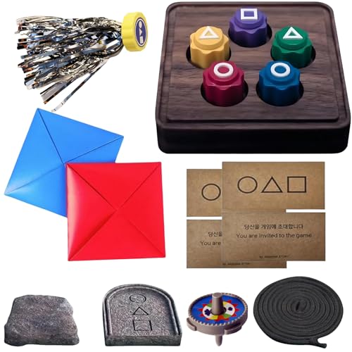 ReeRaa Gonggi Koreanisches Spiel, Gonggi Koreanisches Wurfspiel-Set (traditionelles koreanisches Spielspiel) Jebi Chagi Gonggi Steinfangspiel Biseokchigi Paeng-y DDAKJI Familienparty-Spielsammlungen von ReeRaa