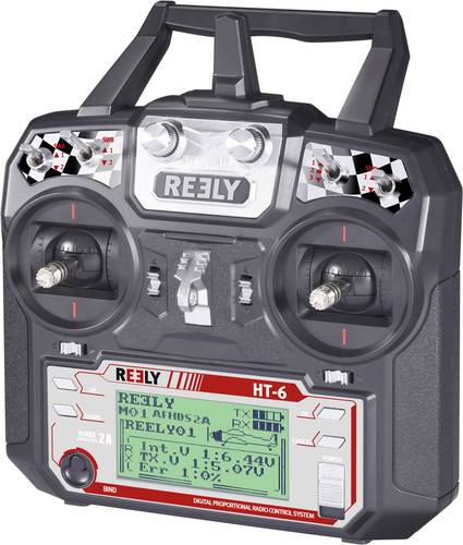 Reely HT-6 Hand-Fernsteuerung 2,4GHz Anzahl Kanäle: 6 inkl. Empfänger von Reely