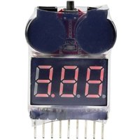 Reely LiPo-Checker geeignet für Batterie-Zellen: 2 - 8 1 St. 1511388 Reely LiPo-Checker geeignet für Batterie-Zellen: 2 - 8 1 St. 1511388 von Reely