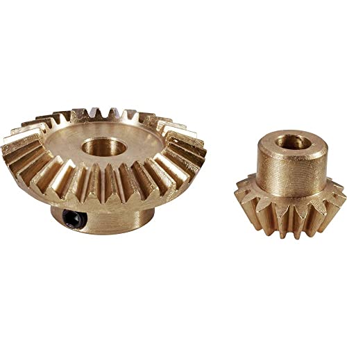 Reely Messing-Kegelrad Modul-Typ: 0.75 Anzahl Zähne: 15, 30 1 Set Reely Messing-Kegelrad Modul-Typ: 0.75 Anzahl Zähne: 15, 30 1 Set von Reely