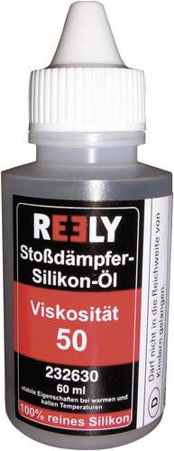 Reely Silikon-Stoßdämpfer-Öl Viskosität CST / CPS 800 Viskosität WT 61 WT 60ml von Reely